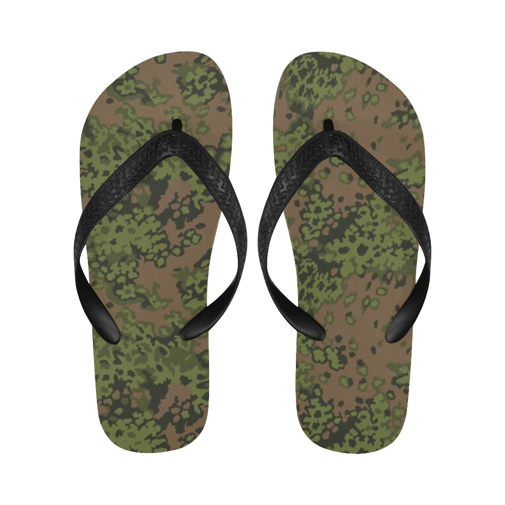 Eichenlaub spring camouflage Flip Flops for Men/Women (Model 040)