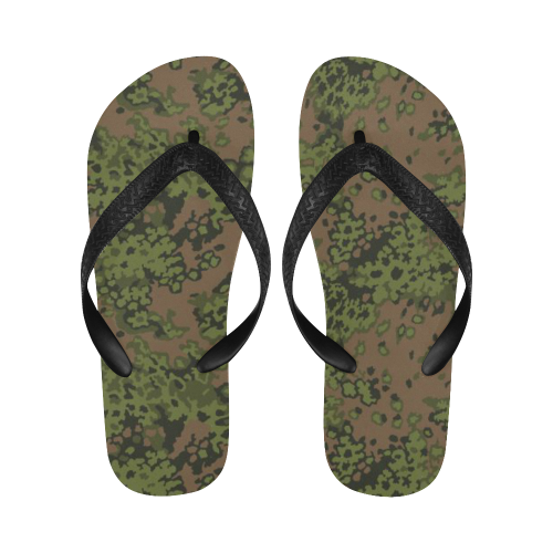 Eichenlaub spring camouflage Flip Flops for Men/Women (Model 040)