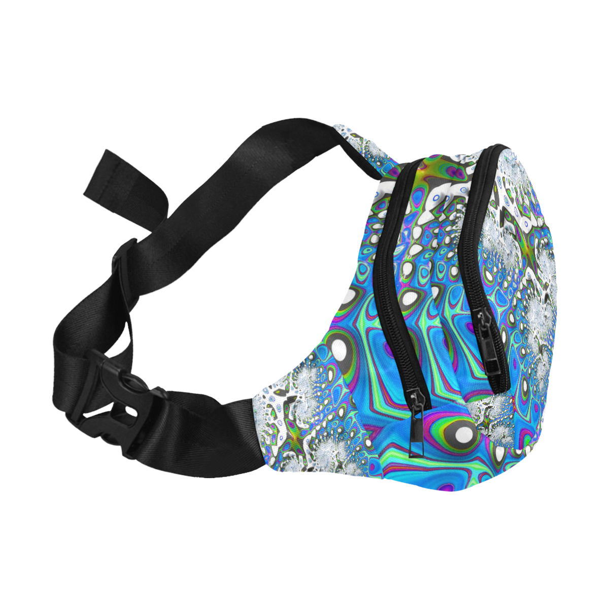 fractal fantasy 717B by JamColors Fanny Pack/Small (Model 1677)