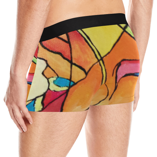 ABSTRACT Men's All Over Print Boxer Briefs (Model L10)