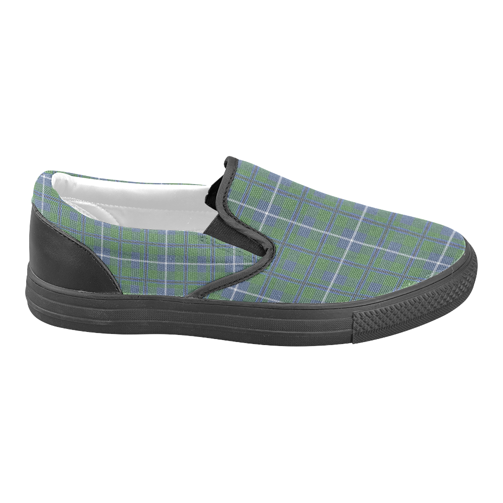 Douglas Tartan Women's Unusual Slip-on Canvas Shoes (Model 019)