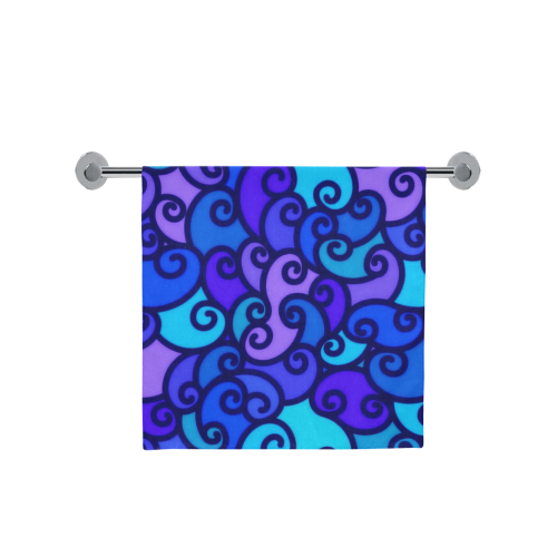 Purple Swirls Bath Towel 30"x56"