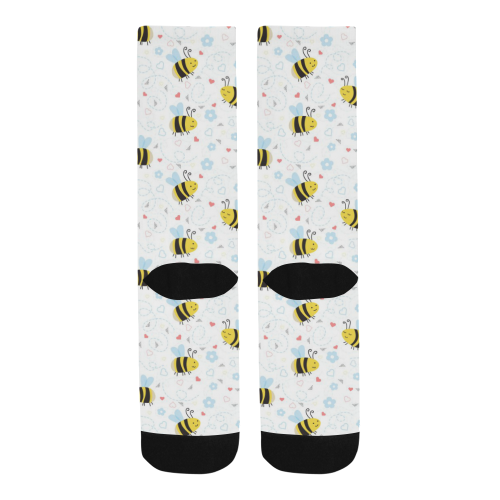 Cute Bee Pattern Trouser Socks