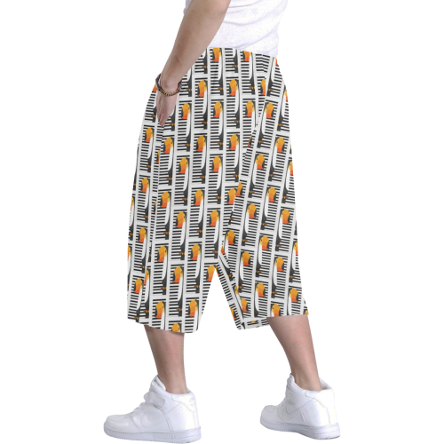 cute maco Men's All Over Print Baggy Shorts (Model L37)