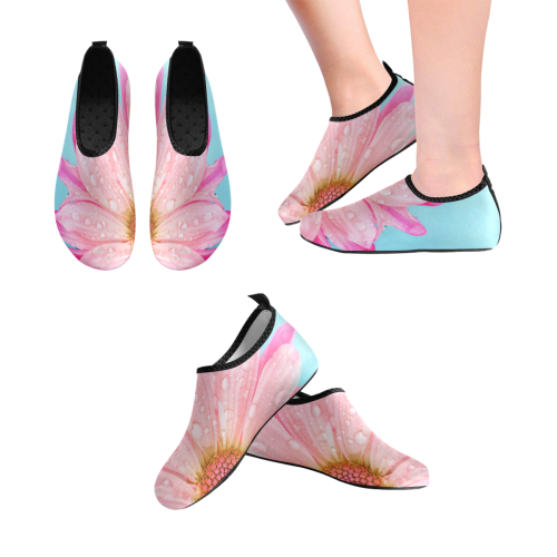 Flower Women's Slip-On Water Shoes (Model 056)