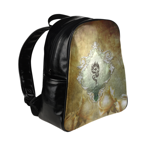 Awesome tribal dragon Multi-Pockets Backpack (Model 1636)