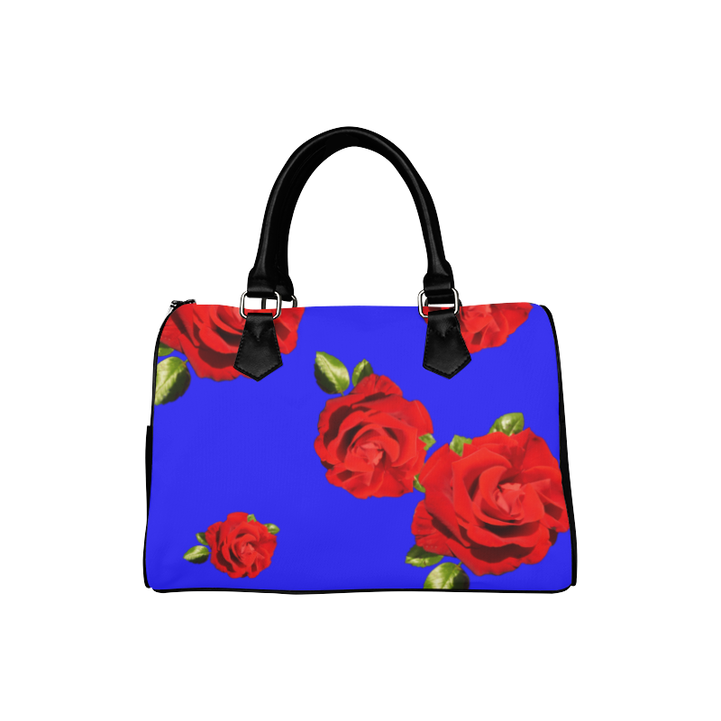 Fairlings Delight's Floral Luxury Collection- Red Rose Handbag 53086b7 Boston Handbag (Model 1621)