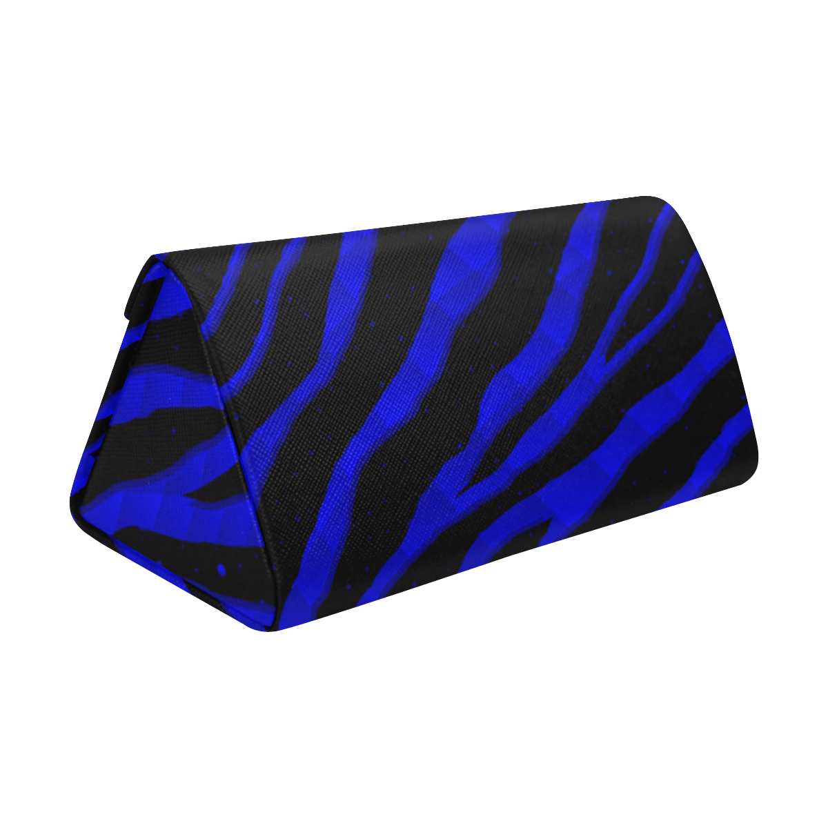 Ripped SpaceTime Stripes - Blue Custom Foldable Glasses Case