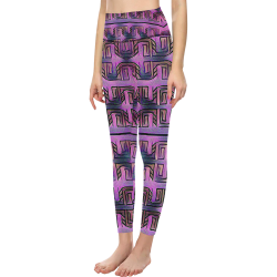 The Earth and the Sun3 Women's All Over Print High-Waisted Leggings (Model L36)