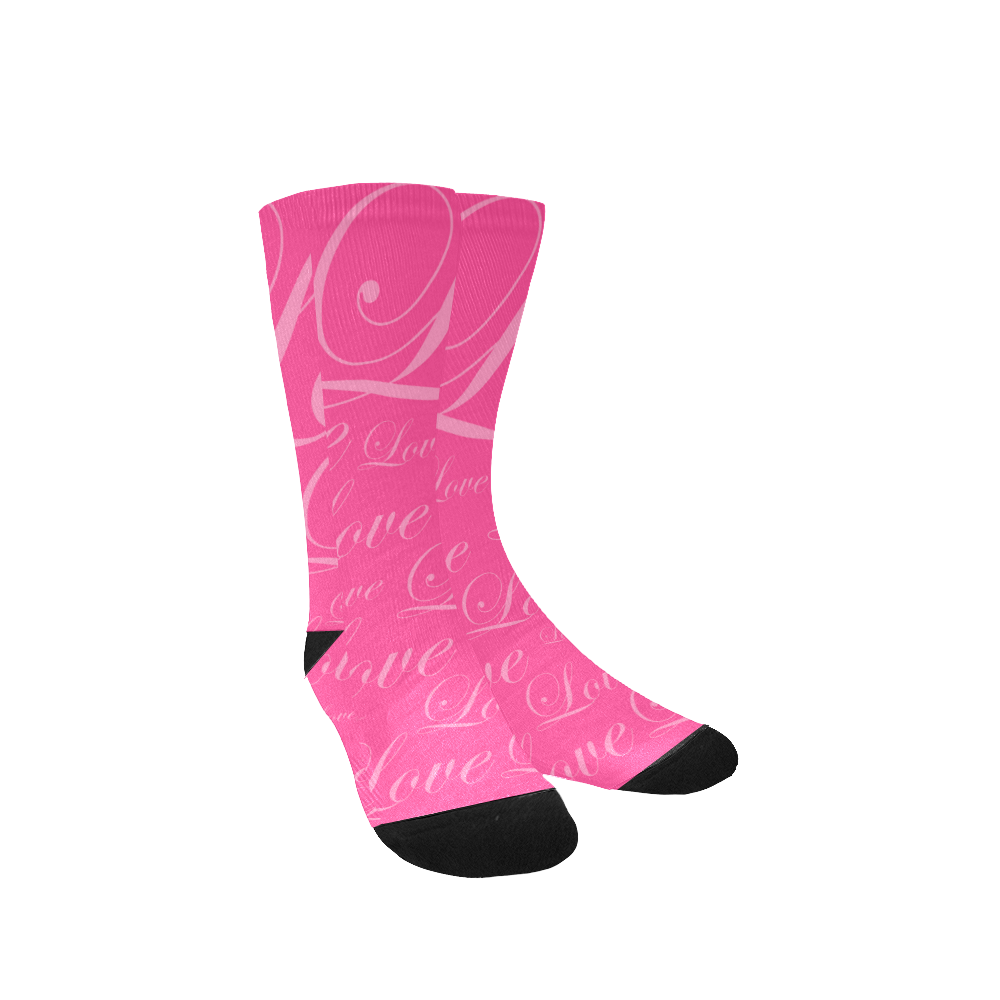 PinkLove Women's Custom Socks