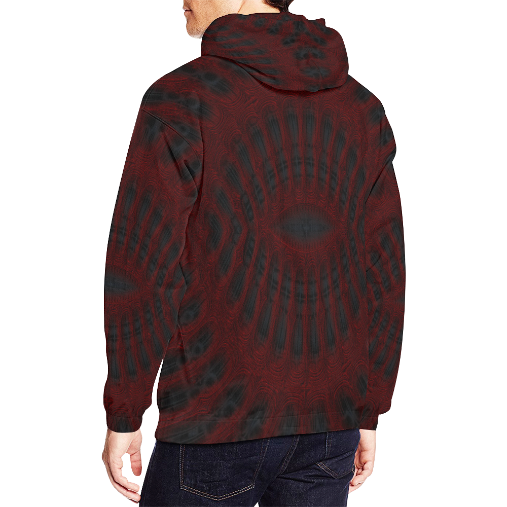 8000  EKPAH 4 low sml All Over Print Hoodie for Men/Large Size (USA Size) (Model H13)