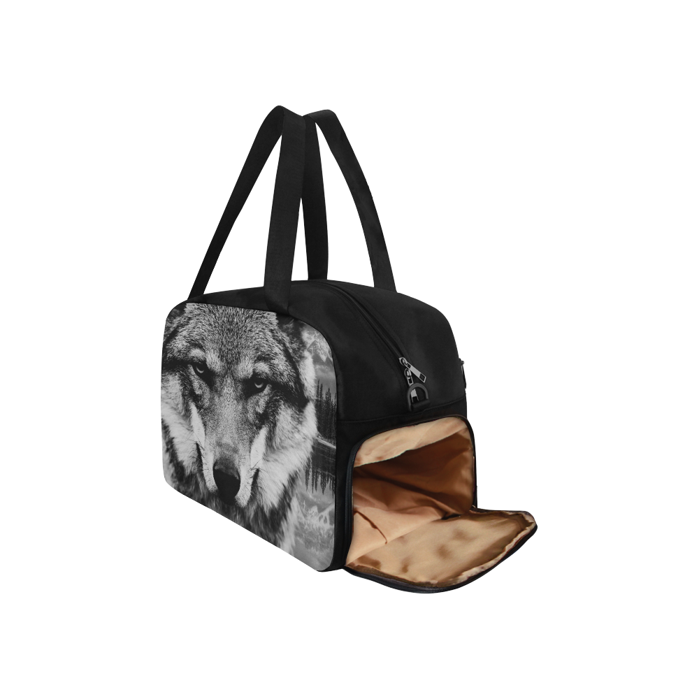 Wolf Animal Nature Fitness Handbag (Model 1671)