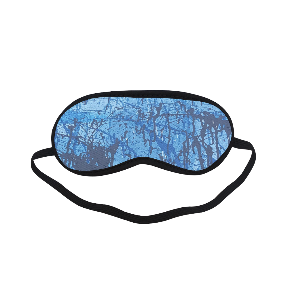 Blue splatters Sleeping Mask