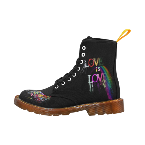 Love is Love by Nico Bielow Martin Boots For Men Model 1203H