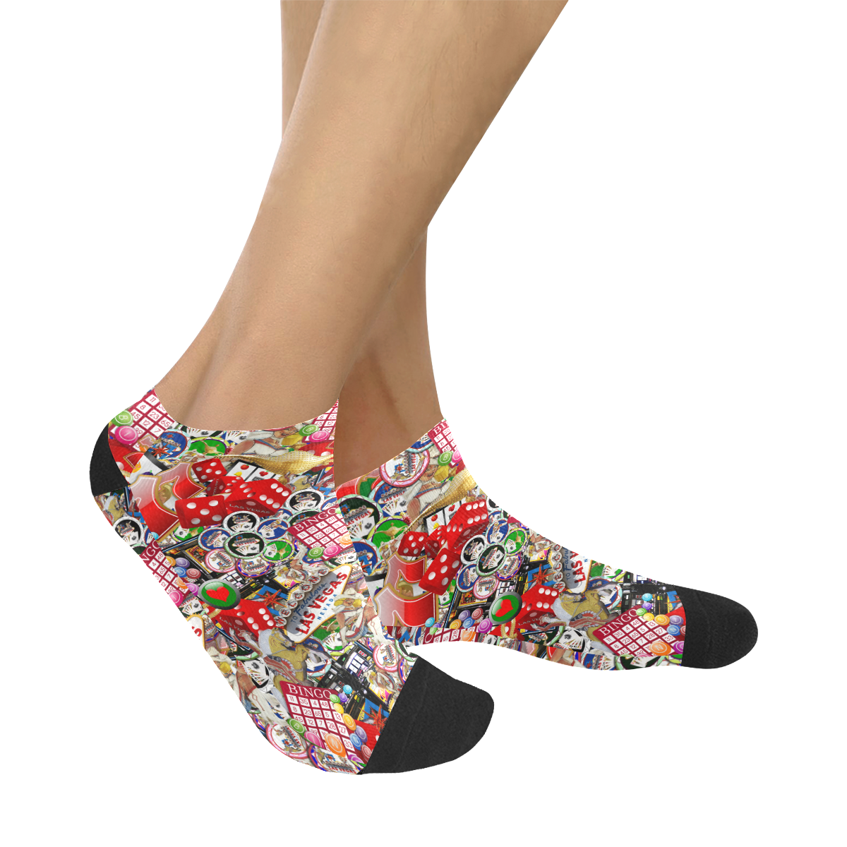 Gamblers Delight - Las Vegas Icons Women's Ankle Socks