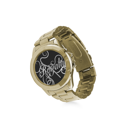Unorthodox Royalty - Timeless Custom Gilt Watch(Model 101)