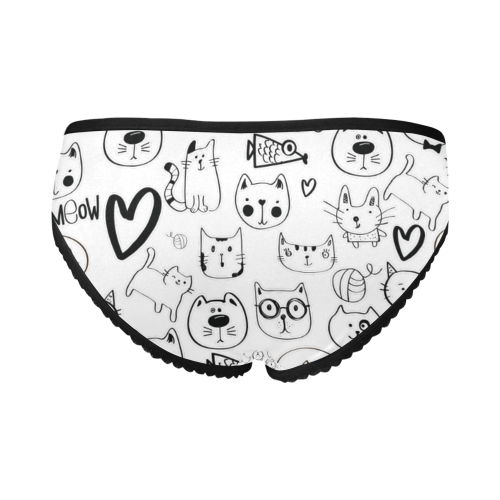 Meow Cats Women's All Over Print Girl Briefs (Model L14)