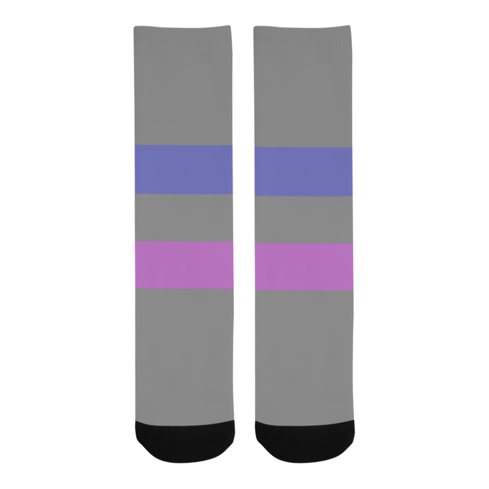 Androgynous Flag Men's Custom Socks