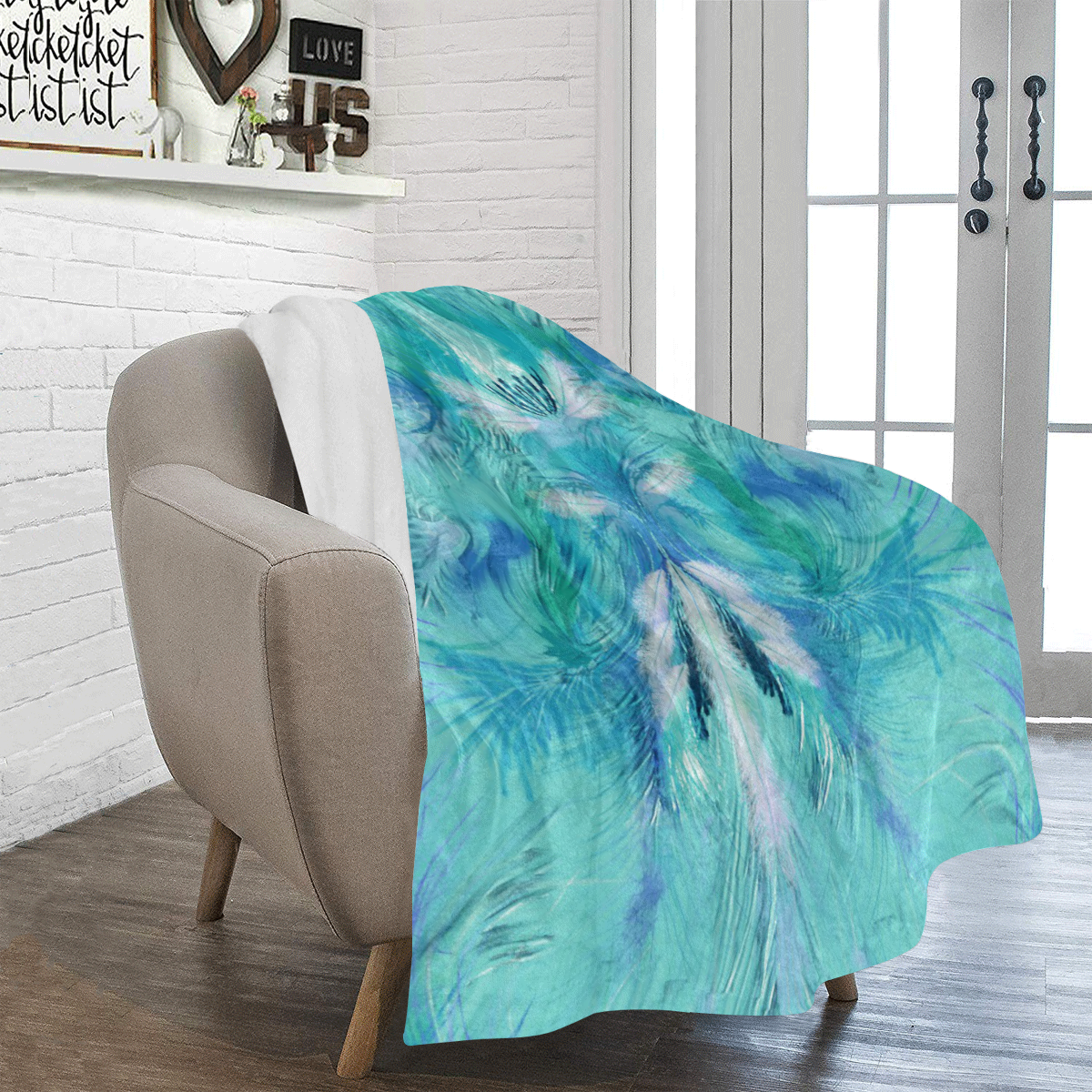 plumes14 Ultra-Soft Micro Fleece Blanket 50"x60"