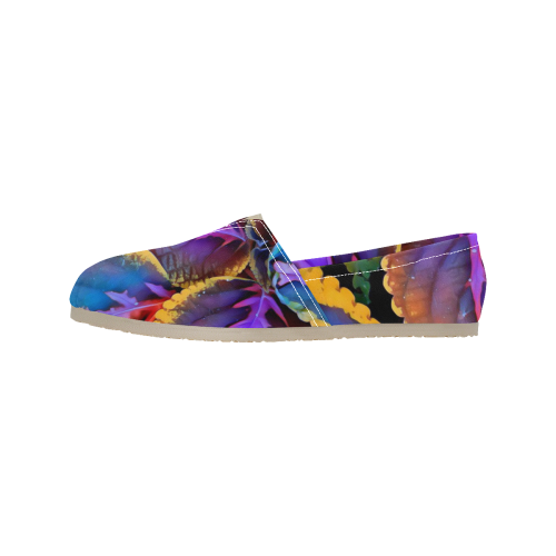 Gorgeous Nature In Amazing Colors 2A by JamColors Women's Classic Canvas Slip-On (Model 1206)