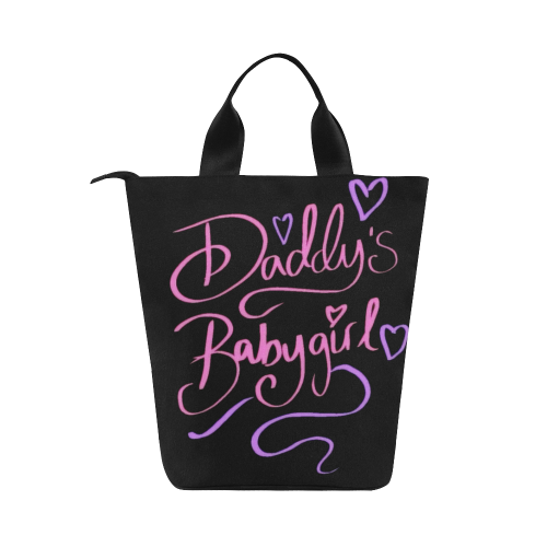 Daddy's Babygirl Nylon Lunch Tote Bag (Model 1670)