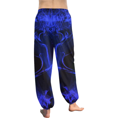 Blue wisp Women's All Over Print Harem Pants (Model L18)
