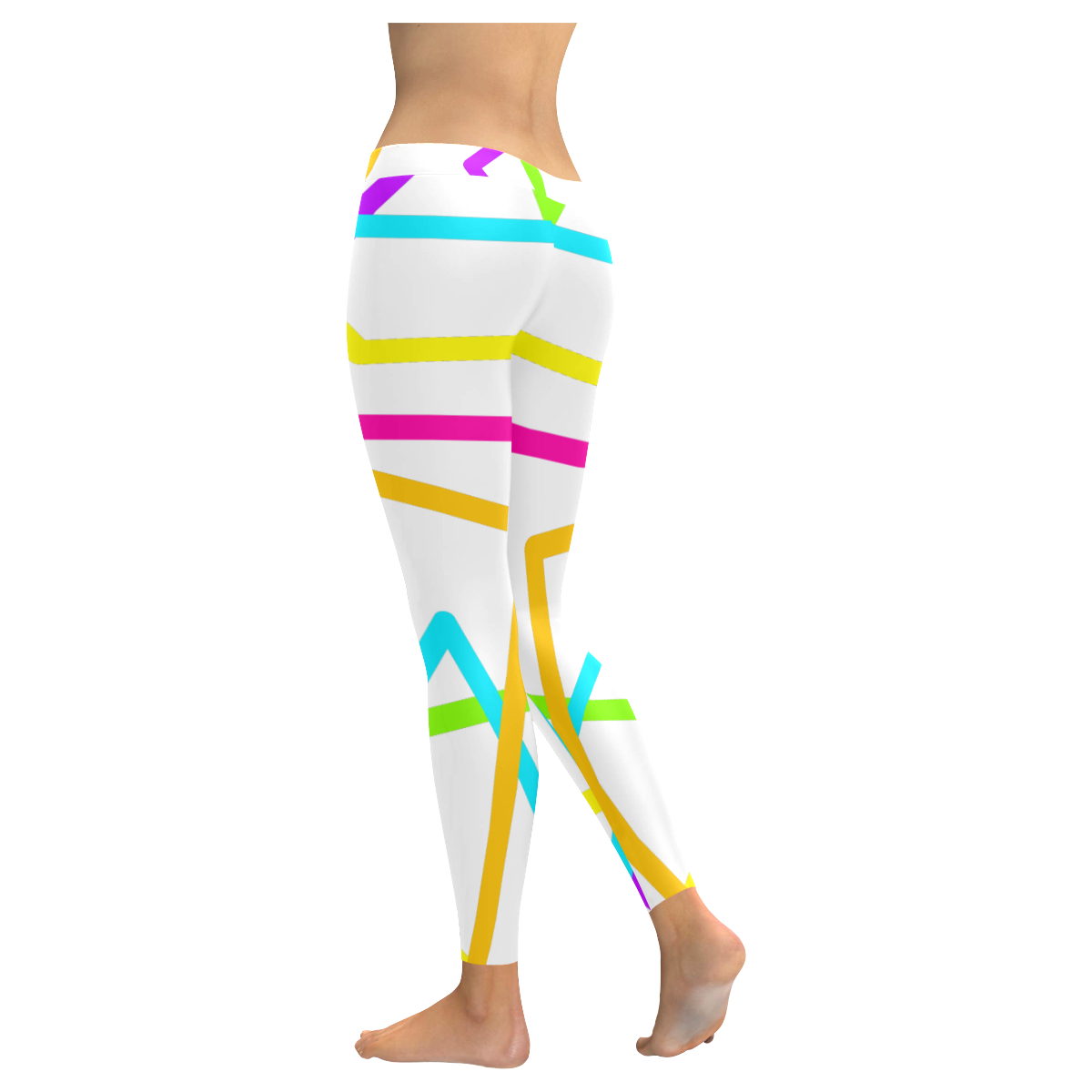 Colors Women's Low Rise Leggings (Invisible Stitch) (Model L05)