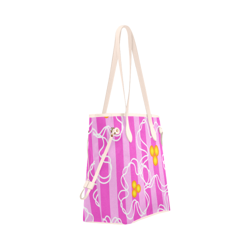 Flowers Clover Canvas Tote Bag (Model 1661)