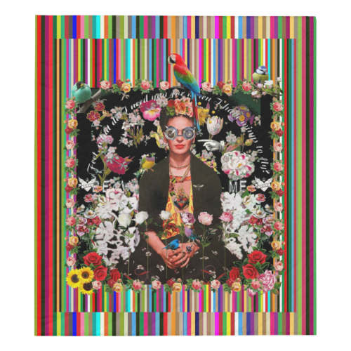 Frida Incognito Quilt 70"x80"