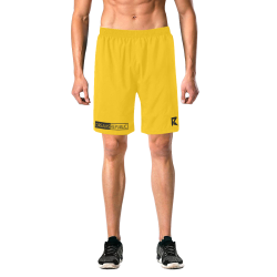Men's Elastic Beach Shorts (Yellow) Men's All Over Print Elastic Beach Shorts (Model L20)