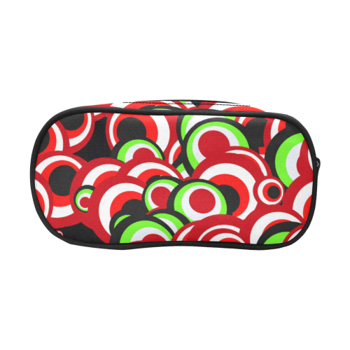 retro pattern 1973C by JamColors Pencil Pouch/Large (Model 1680)