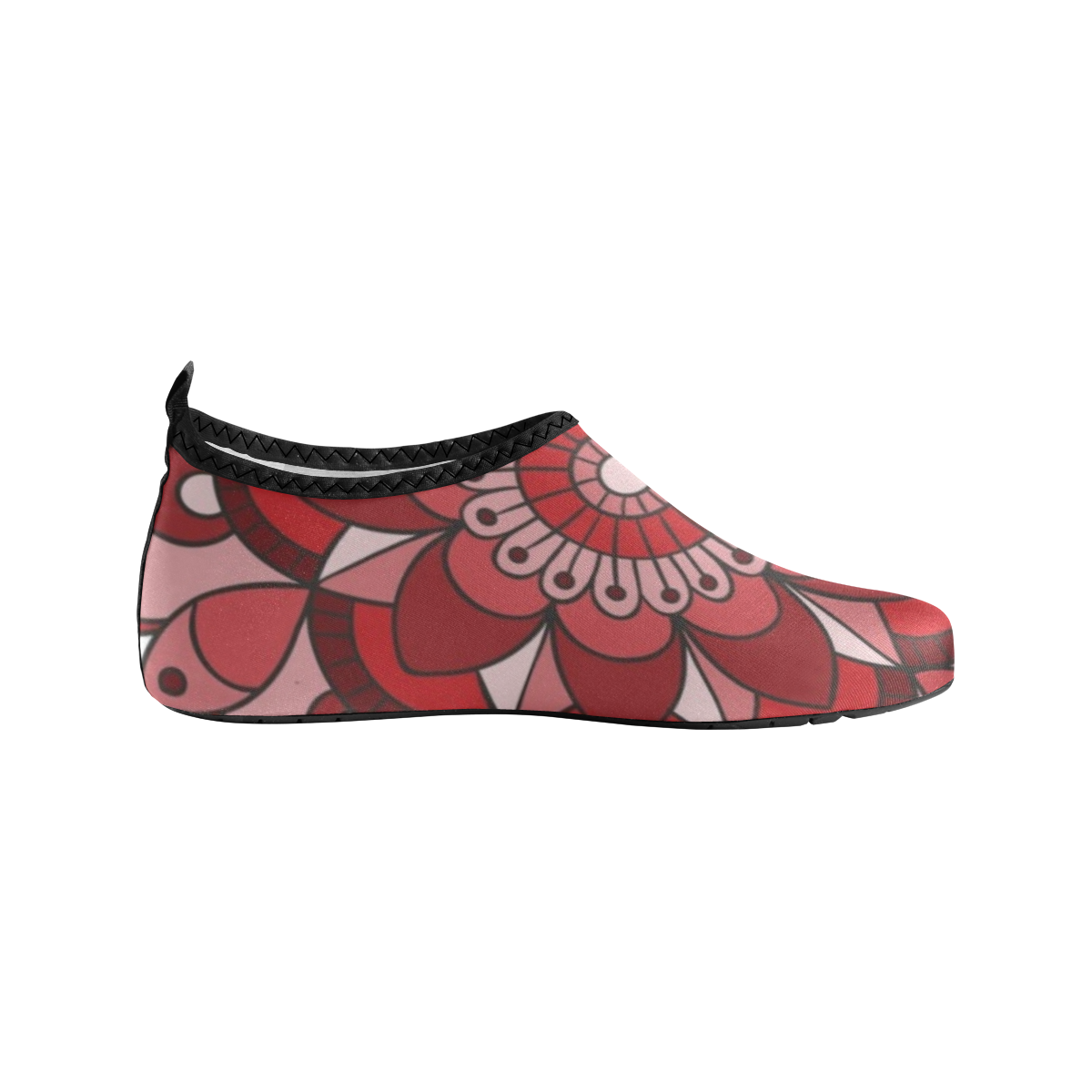 MANDALA HIBISCUS BEAUTY Women's Slip-On Water Shoes (Model 056)