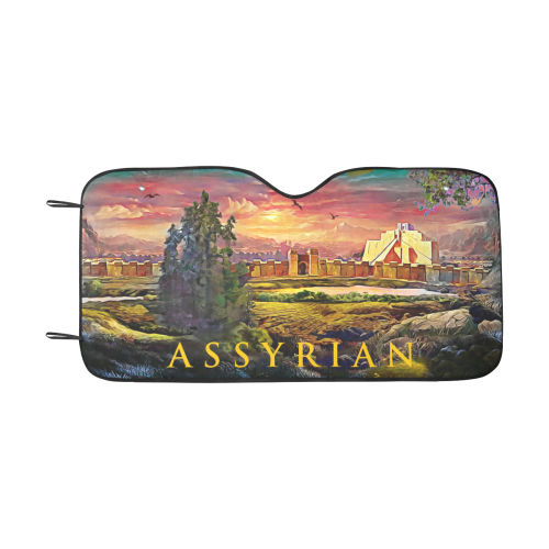 Assyrian Zaquura Car Sun Shade 55"x30"