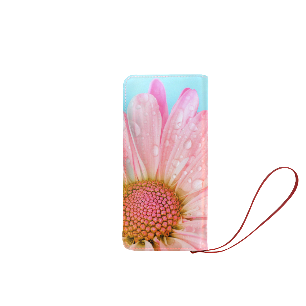 Flower Women's Clutch Wallet (Model 1637)