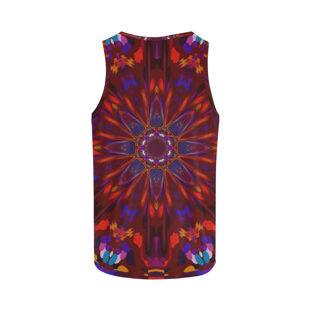 Blossom All Over Print Tank Top for Women (Model T43)