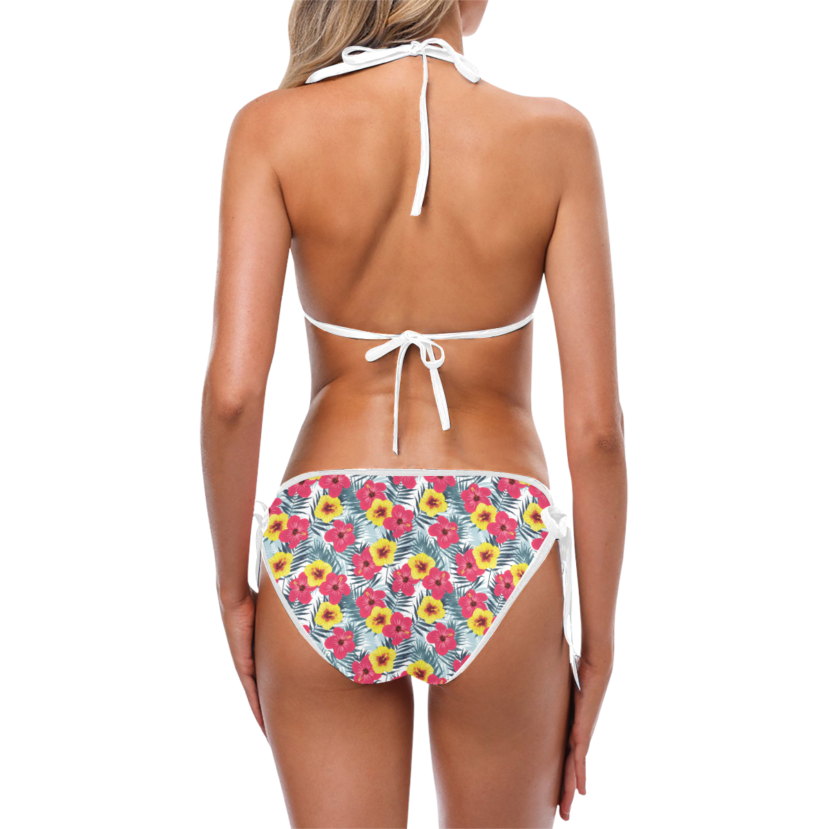 Gumamela Tropical Custom Bikini Swimsuit (Model S01)