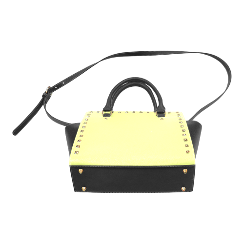 neonyellow Rivet Shoulder Handbag (Model 1645)