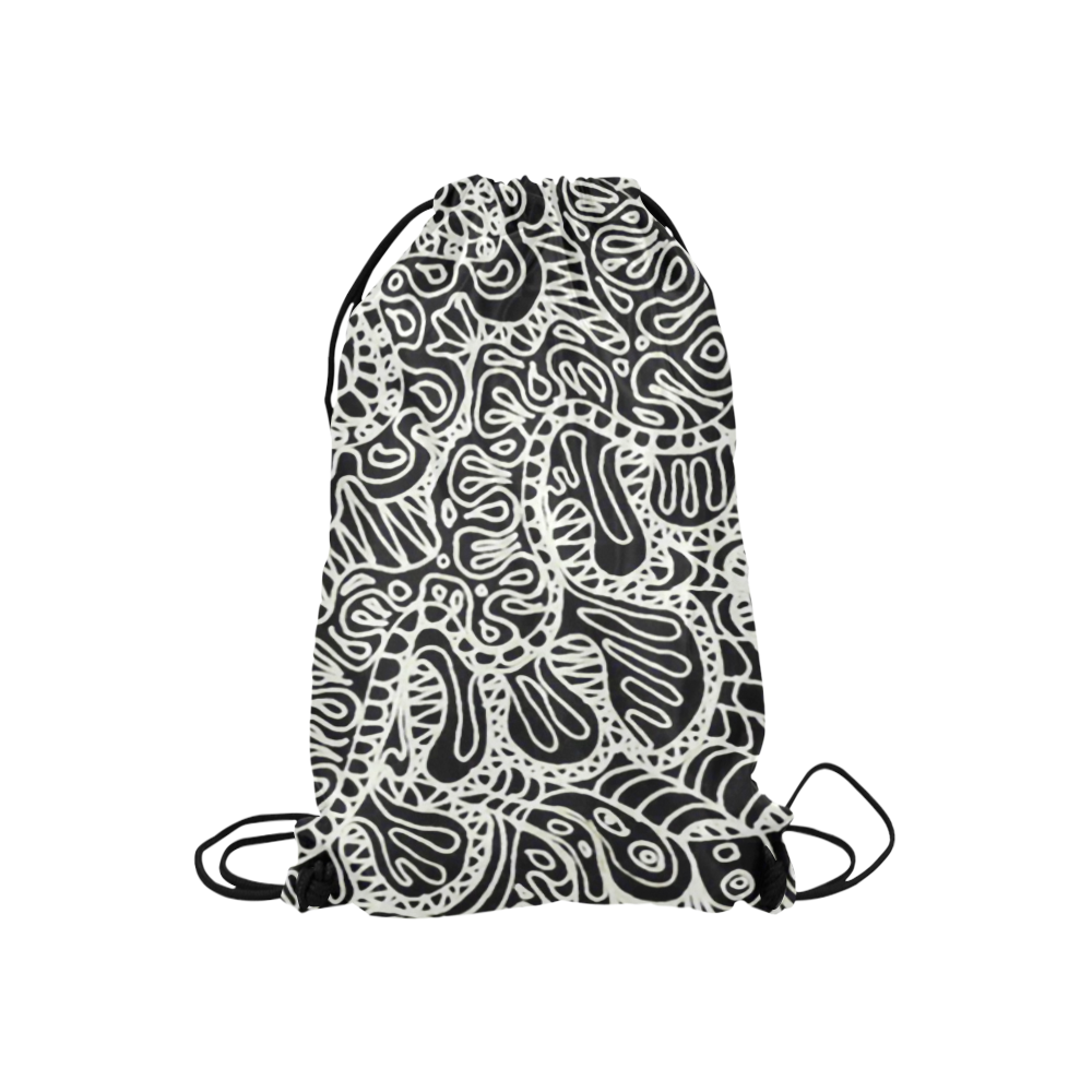 Doodle Style G361 Small Drawstring Bag Model 1604 (Twin Sides) 11"(W) * 17.7"(H)