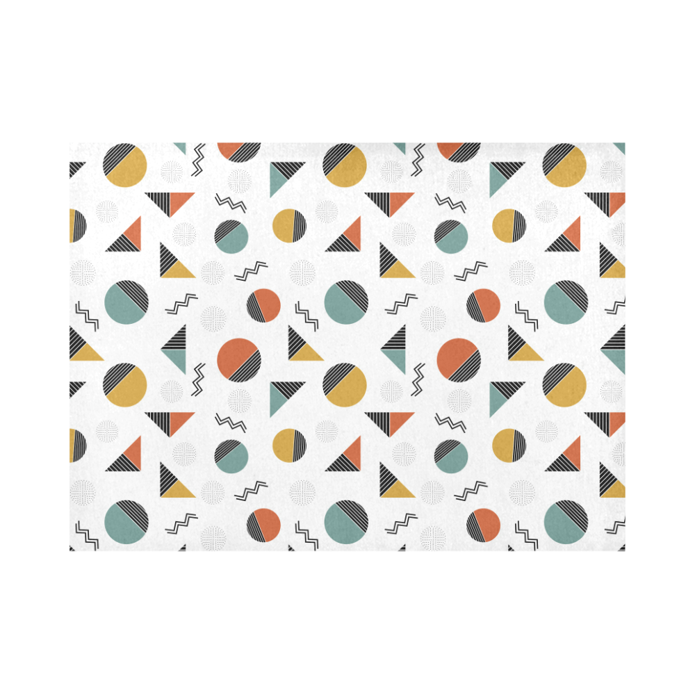 Geo Cutting Shapes Placemat 14’’ x 19’’ (Six Pieces)