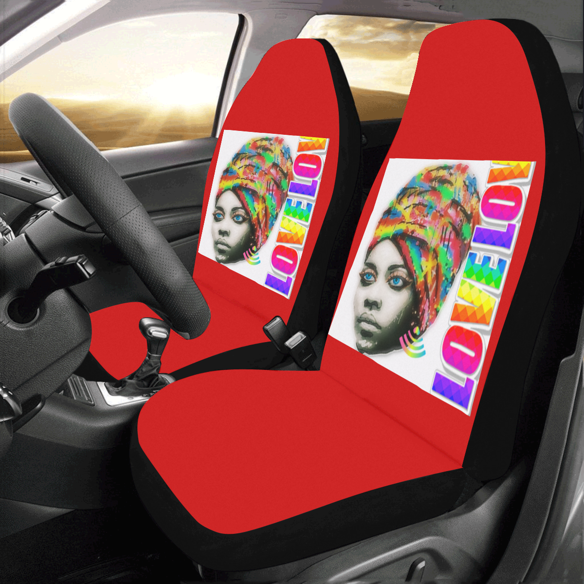love nation17 Car Seat Covers (Set of 2)