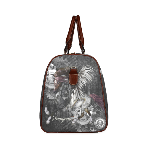 Aweswome steampunk horse with wings Waterproof Travel Bag/Large (Model 1639)