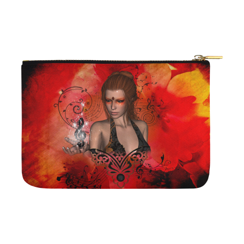 Fairy with clef Carry-All Pouch 12.5''x8.5''
