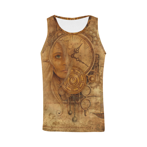 A Time Travel Of STEAMPUNK 1 All Over Print Tank Top for Men (Model T43)