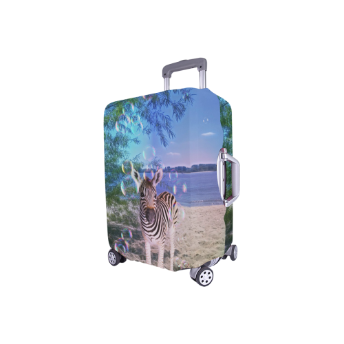 Little cute zebra Luggage Cover/Small 18"-21"