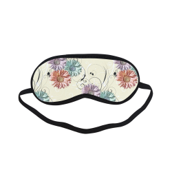 Flowers on Yellow Sleeping Mask