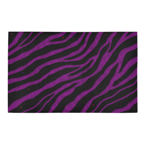 Ripped SpaceTime Stripes - Purple Bath Rug 20''x 32''