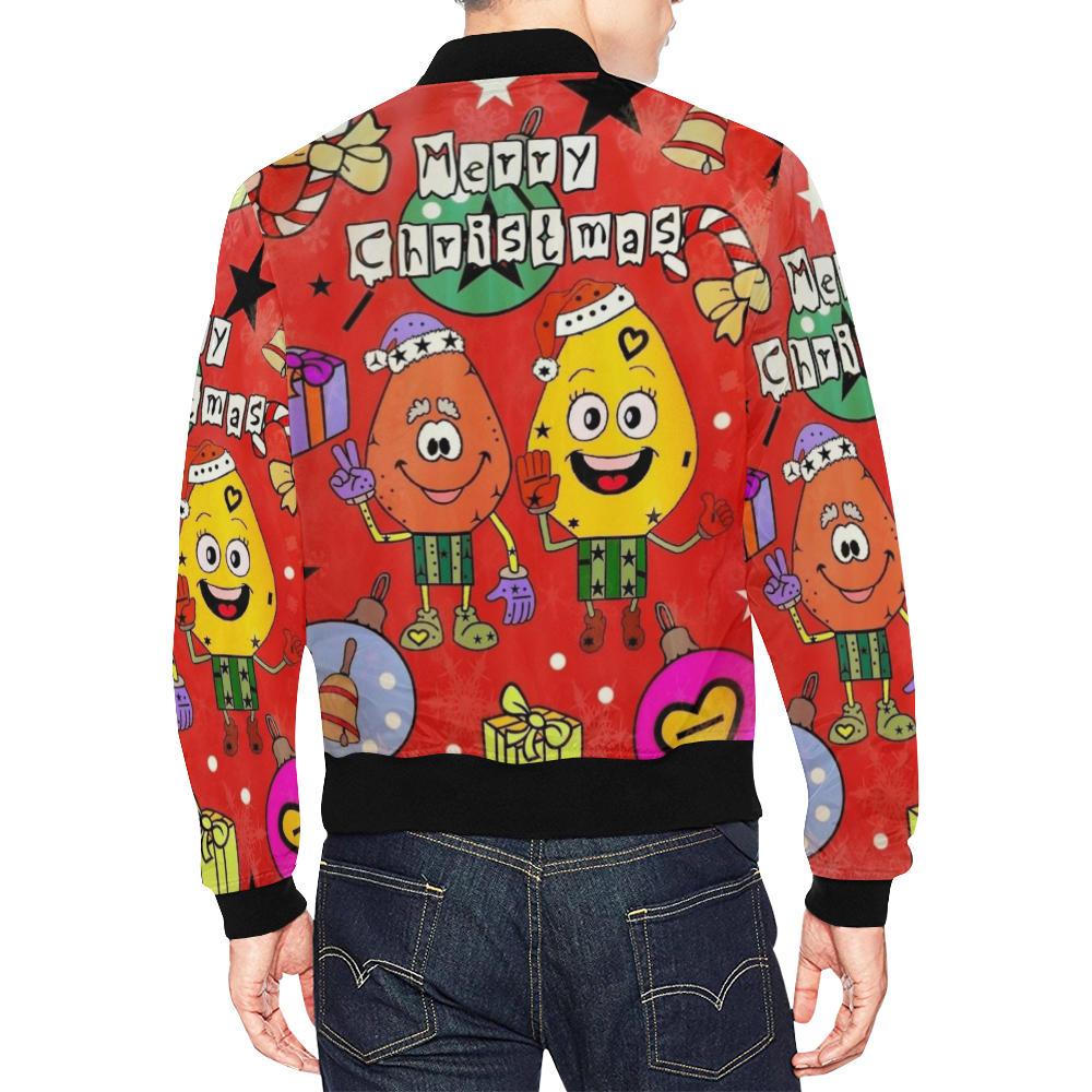 Christmas Time by Nico Bielow All Over Print Bomber Jacket for Men (Model H19)