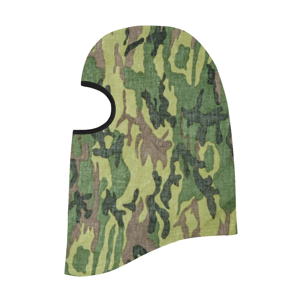 Military Camo Green Woodland Camouflage All Over Print Balaclava