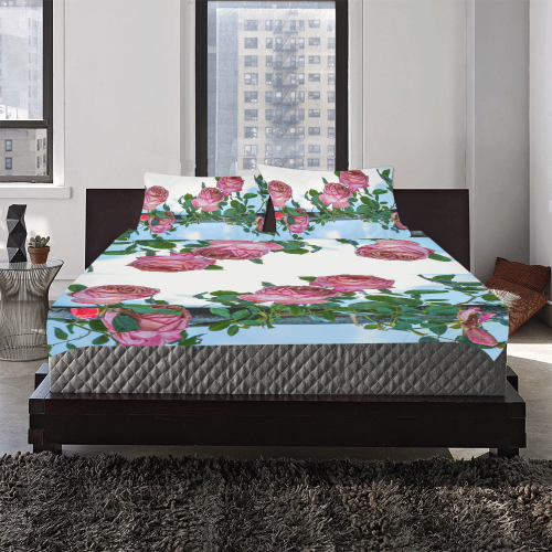 Bed of Roses 3 Piece Bed Set 3-Piece Bedding Set