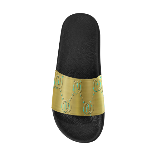 OG LCC TURQUOISE SHADOW Women's Slide Sandals (Model 057)